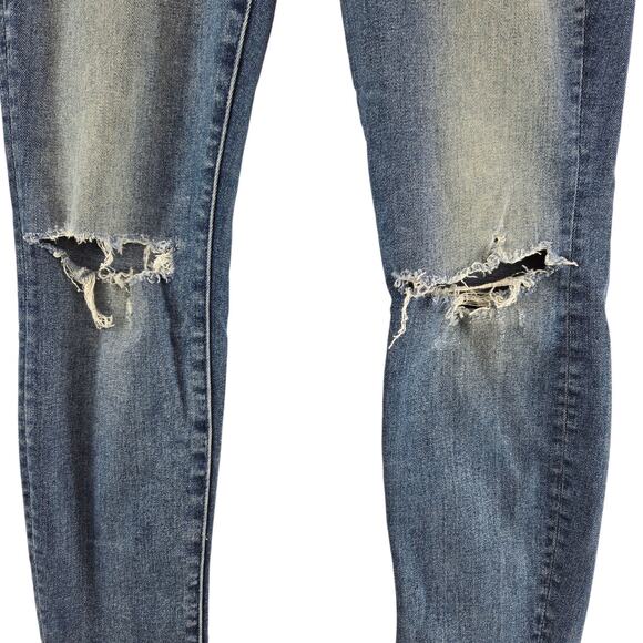 Mother Jeans Womens 26 The Looker Skinny Ankle Heartbreaker Distressed Sexy USA - Picture 3 of 12